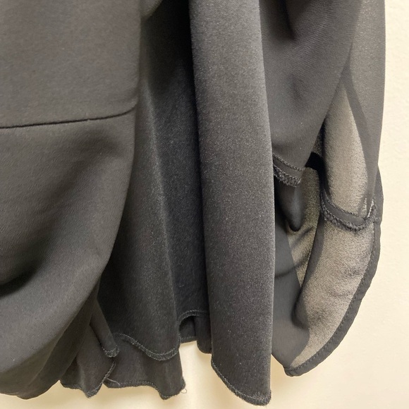 Fora black lined strappy flowy party dress size medium - Picture 6 of 7